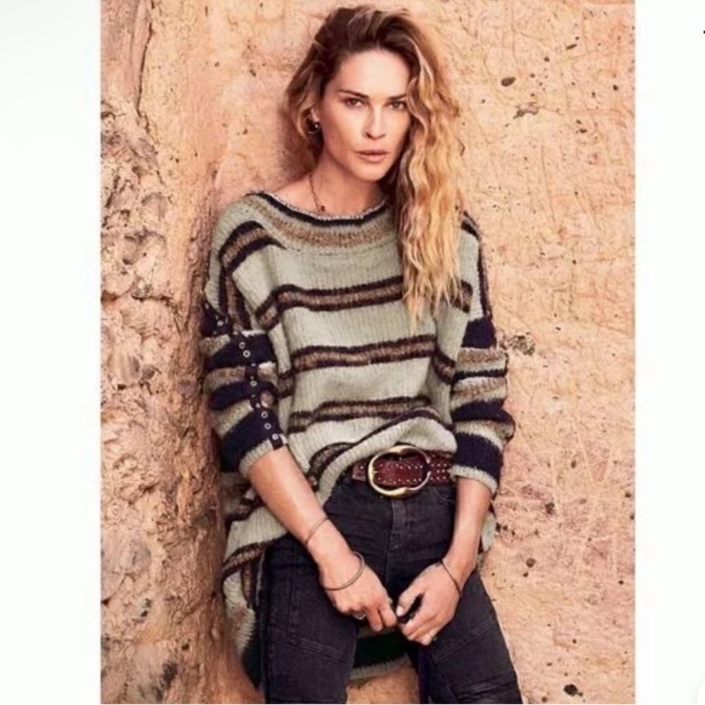 NWOT Free People Oversized slouchy Tunic Pullover Sweater womens size XS - Picture 5 of 11